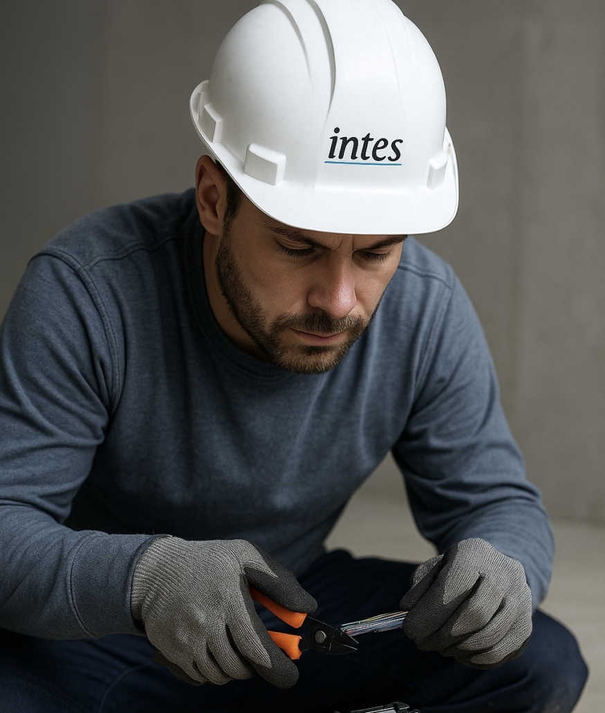 Intes fibre splicing
